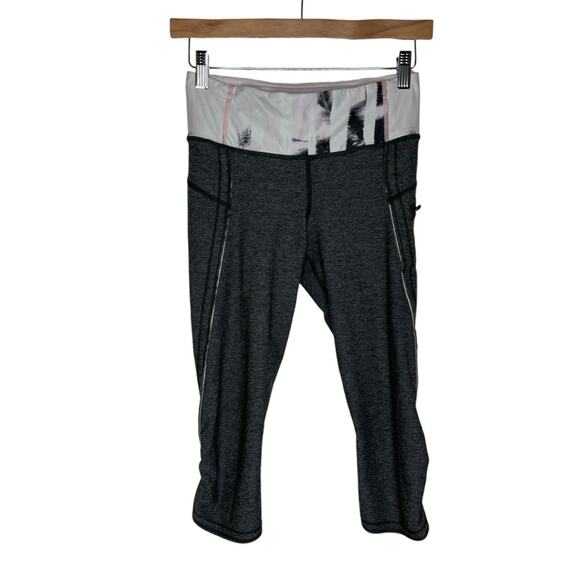 Lululemon Run Top Speed Cropped Leggings Active Pants Women’s Size 4 - Picture 1 of 11
